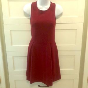 🌻Burgundy dress with pockets🌻
